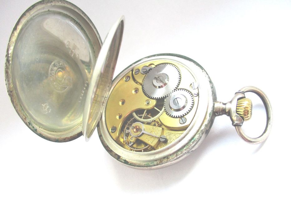 Relogio de bolso Ano 1902 em Prata - Omega