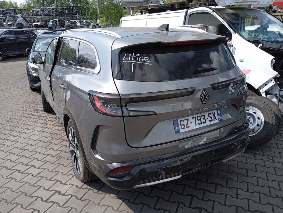 renault espace vi 6 rhn e-tech klapa tył pokrywa bagażnika szyba tekqg