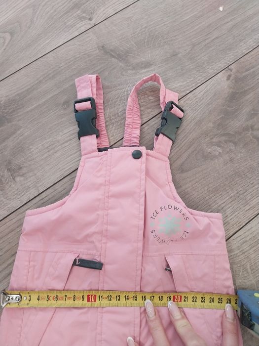 r.74-80 Spodnie narciarskie,grube,cieple,nieprzemakalne  na sanki