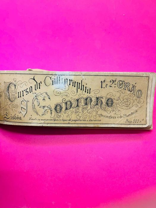 Curso de Calligraphia Godinho - Letra Ingleza e de Phantasia