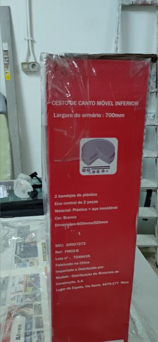 Cesto canto móvel inferior