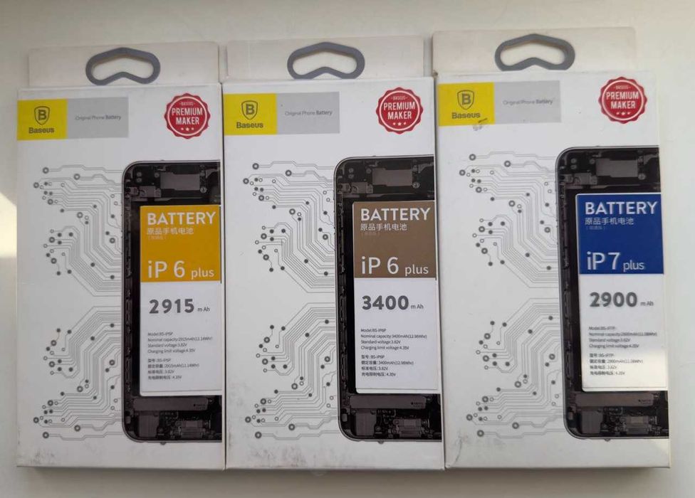 Распродажа аккумуляторов iPhone 5-13 Pro Max CoolBatt, Baseus,Alpha-C