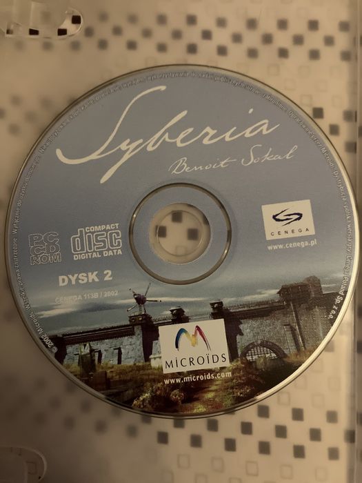 Syberia Benoit Sokal PC CD-ROM Cenega microids