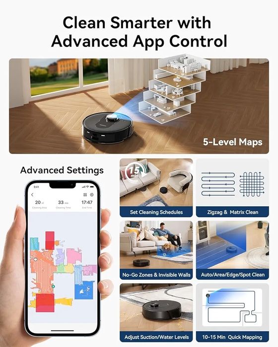 Rposcenic Q8 robot vacuum cleaner