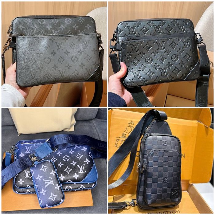 Мужская сумка барсетка трио  луи витон Louis Vuitton в наличии Новая