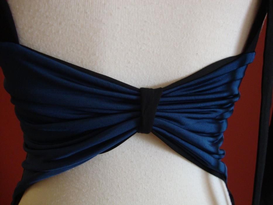 Vestido azul Rossodisera, NOVO