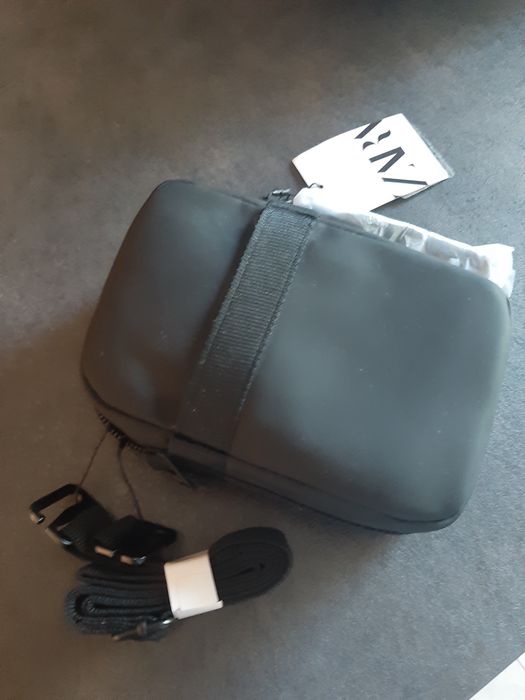 Saszetka czarna Zara męska kolekcja mała limited torebeczka tkmaxx boh