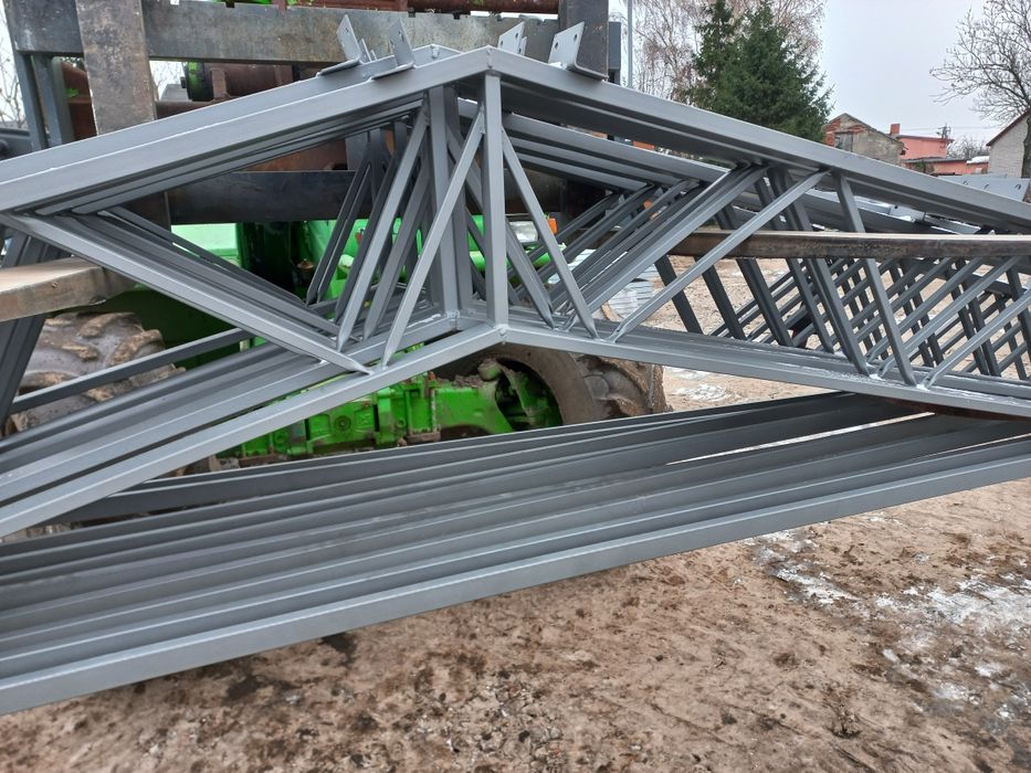 KONSTRUKCJA WIATA OCYNK 6m x 6,5m Garaż Magazyn Hala Rolna