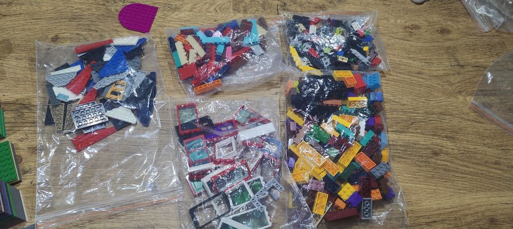 Лего пластини від 3*3, сортовані деталі