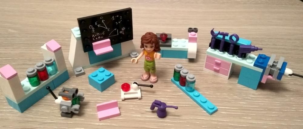 ボブ子 Lego Friends 3933 Olivia eksperymenty w laboratorium robot