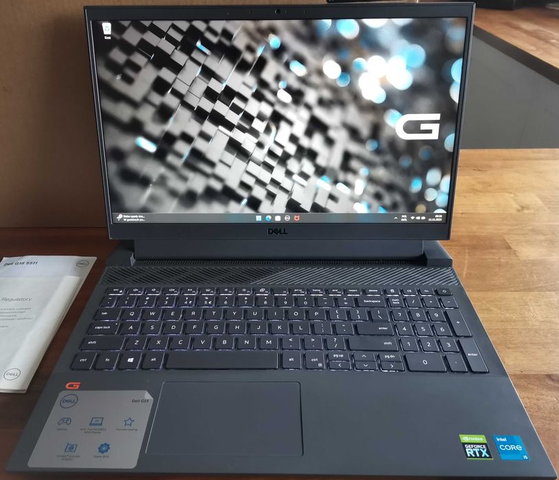DELL G15 GAMING i5-11260H RTX3050Ti   16GB   SSD-512GB 15,6" IPS 120Hz