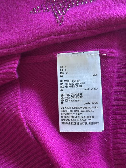 Sweter z kaszmiru | 100% kaszmir dwuwarstwowy 2-ply Charter Club S