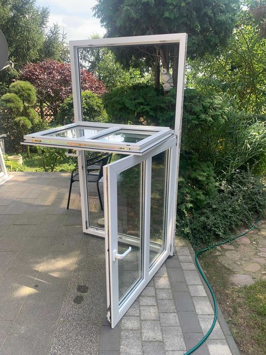 Okno pcv, z demontażu 107x198 / 107x125/