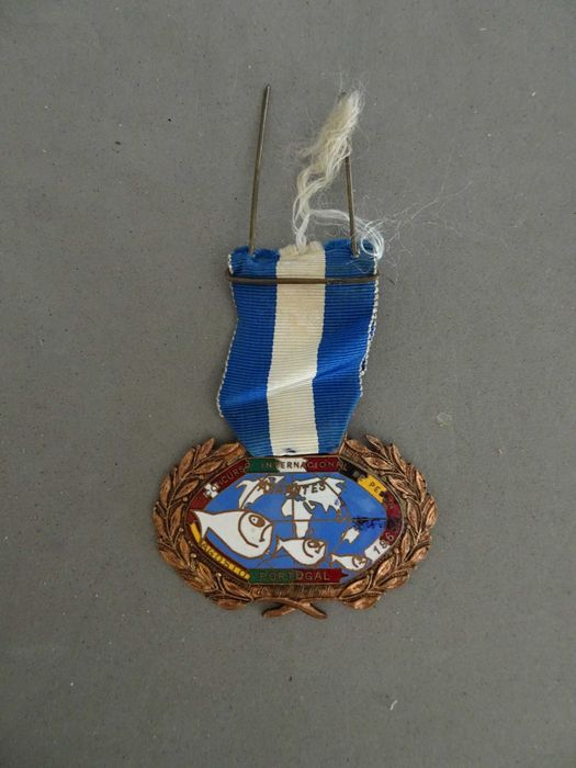 Medal of the 1st International Fishing Contest – Portugal 1965 – 8th Association