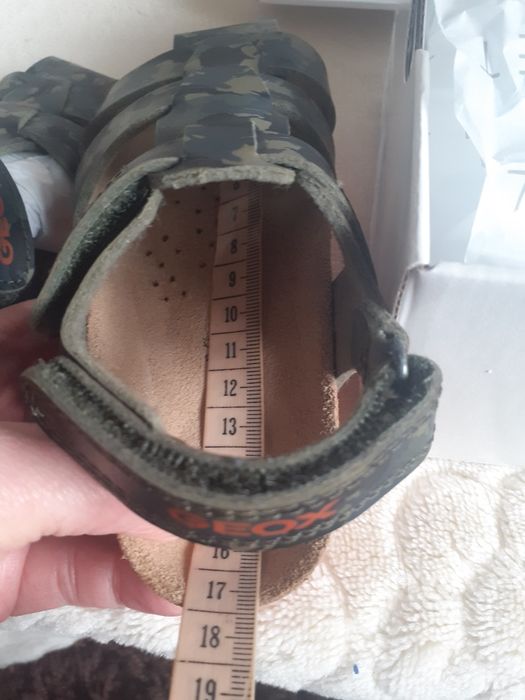 Sandały chłopięce geox r.26 nowe, moro
