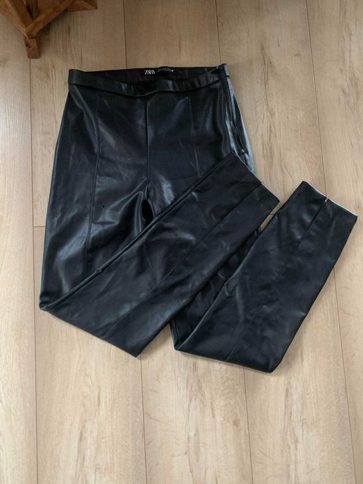 Skórzane spodnie Zara