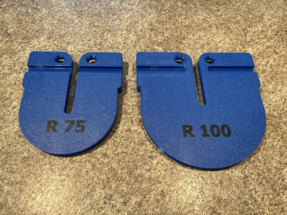 Zestaw szablonów do zaokrąglania typu double - na zamówienie