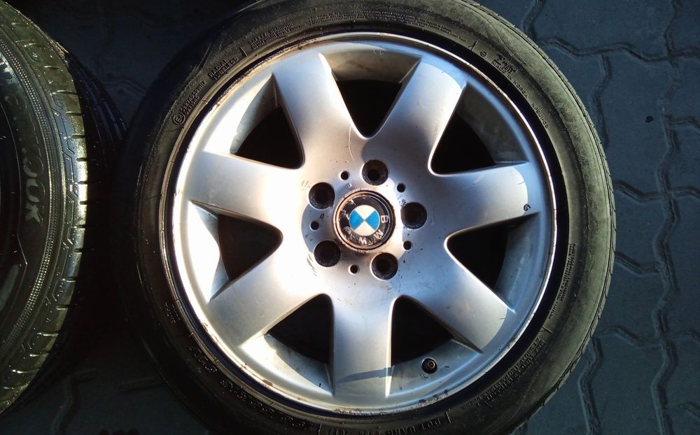 JANTES BMW R16 COM PNEUS 205/55 FURACÃO 5X120