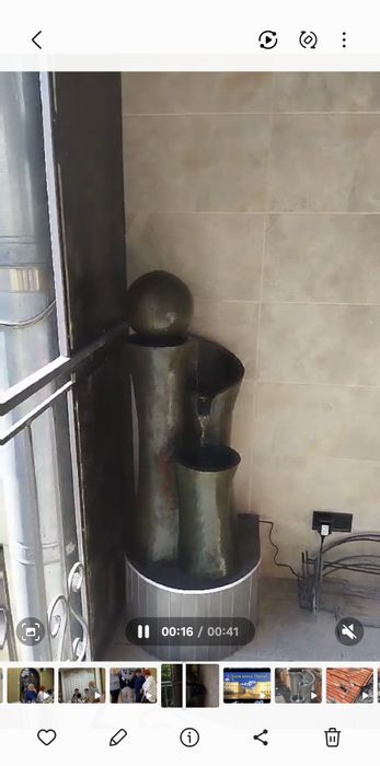 Фонтан для балкона.