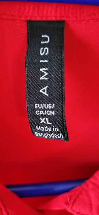 Czerwoną Koszula Amisu XL