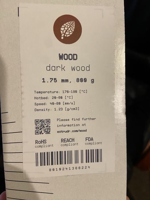 filament drewniany do drukarki 3d