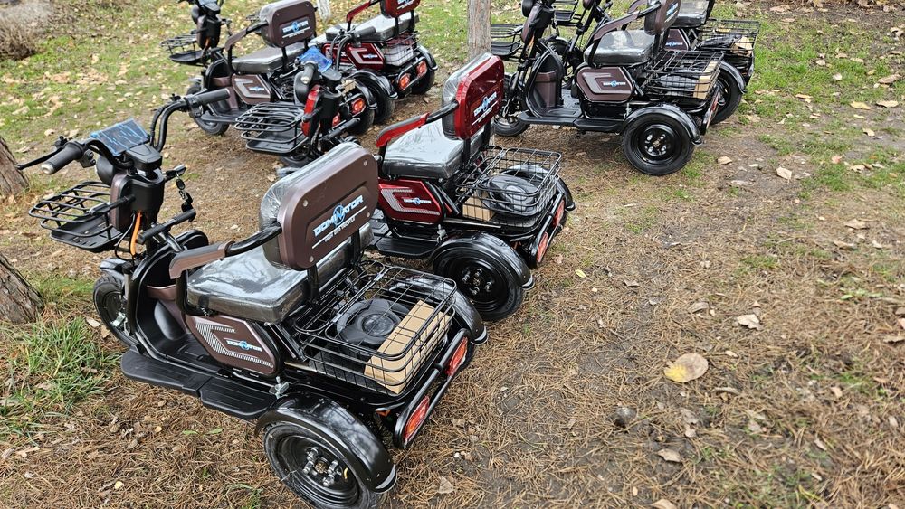 Dominator Самий ПОТУЖНИЙ трехколесный скутер колесо"10"электротрицикл