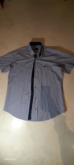 Koszula męska HUGO BOSS – krótki rękaw