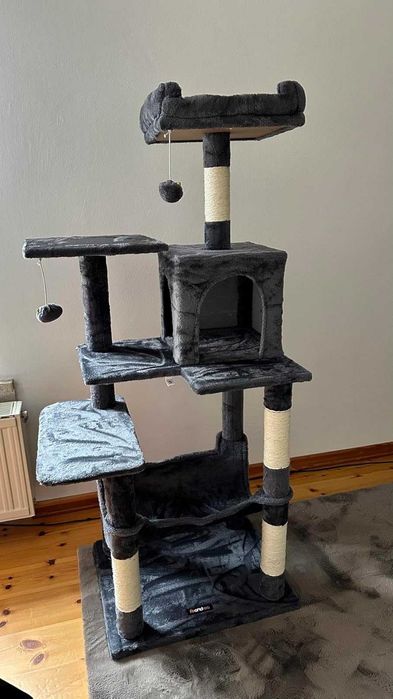 Drapak dla kota duży wysoki drapak NOWY dla kota domek legowisko NOWY
