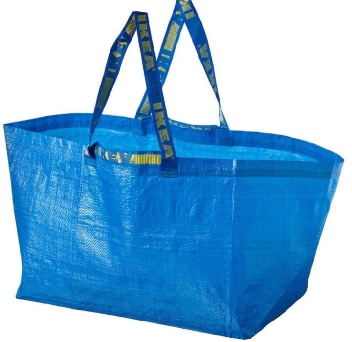 1zł Wysyłka Zestaw 10 sztuk Toreb Ikea 71L Mocna I pakowna  na przeprowadzke