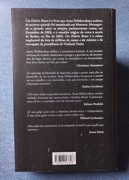 Um Diário Russo - Anna Politkovskaya