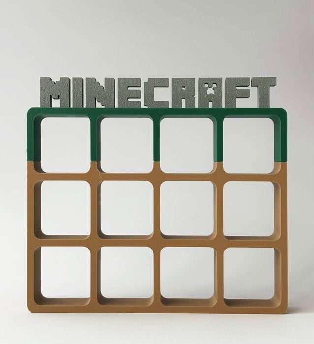 Підставка для фігурок Minecraft Kinder Joy 3D (12 слотів)
