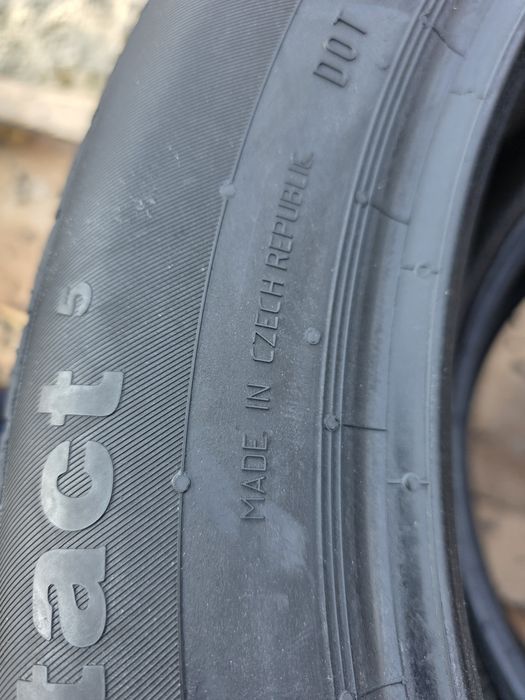 Шини 215/55r17 Continental  ContiEcoContact⁵ дві нові шини з запасок