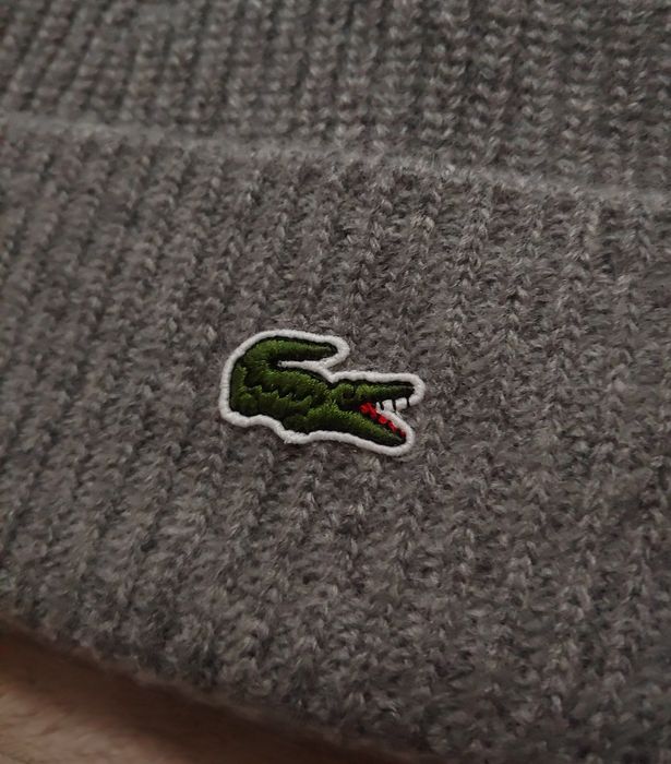 Шерстяная шапка Lacoste