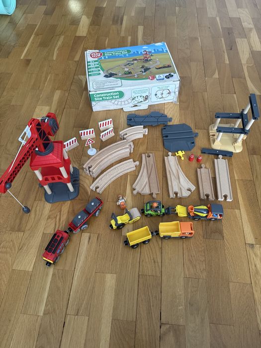 Drewniany pociąg Playtive zestaw z budową