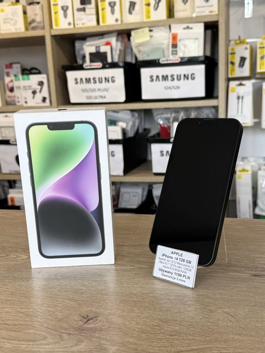 Apple iPhone 14 128GB - Midnight Shop GSM Zator/Biedronka