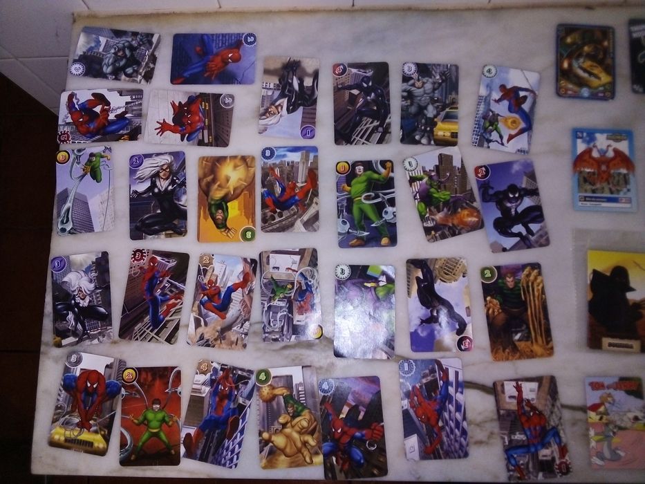 Conjunto de Cartas/Cromos/Coleccionáveis Diversos