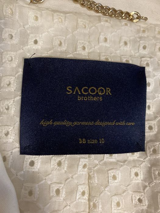 Blazer branco linho Sacoor