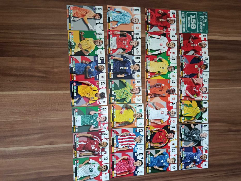 Cartas Panini Mundial 2026