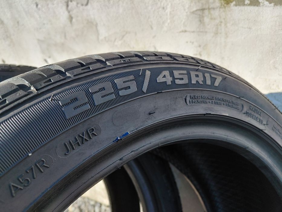 225/45/17 x 2 szt / opony letnie