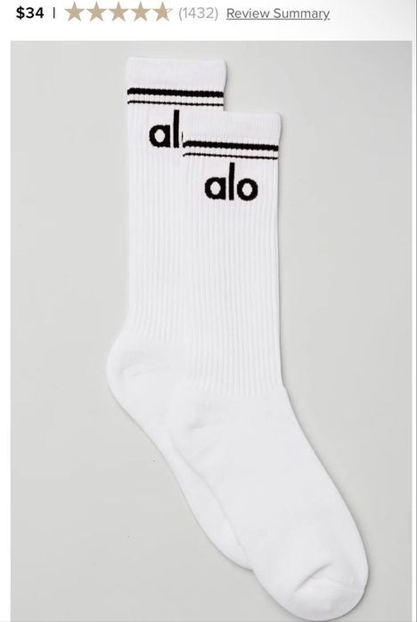 Шкарпетки носки  Unisex Throwback Sock  Alo Yoga