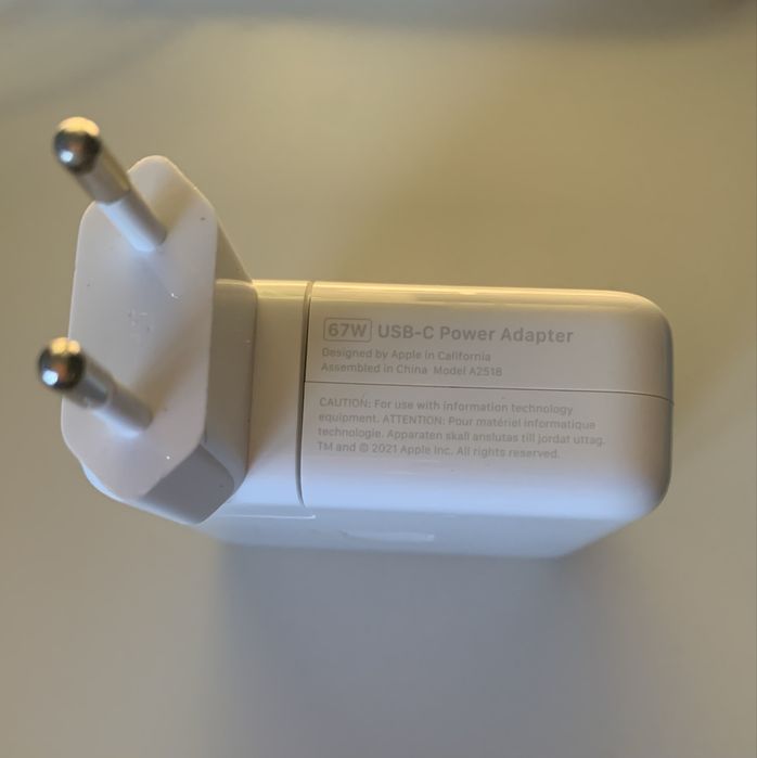 Adaptador de corrente Apple USB-C-67W