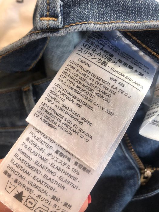 Calças Levi's 710 Super Skinny tamanho 24 senhora praticamente novas.