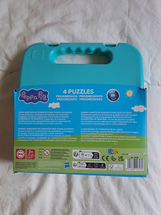 (NOVO) 4 puzzles Porquinha Peppa - Educa