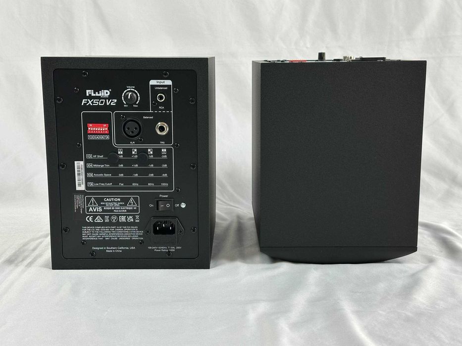 Para głośników aktywnych Fluid Audio FX50 V2 – Monitory studyjne 5″