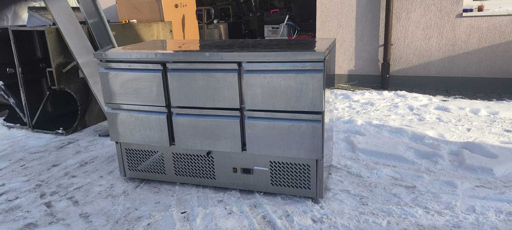stół chłodniczy z szufladami