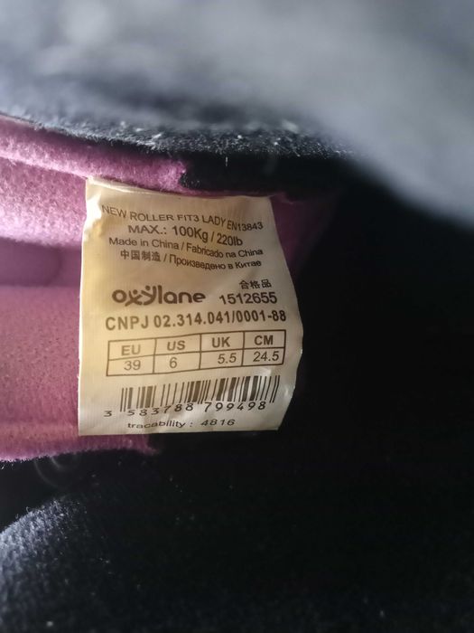 Rolki Oxelo FIT3 Lady
