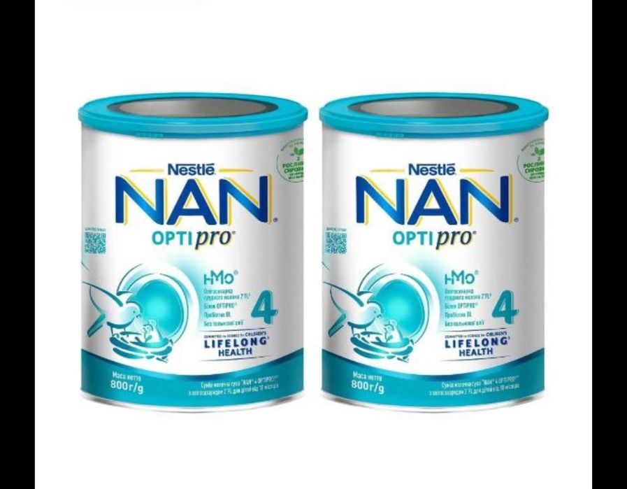 Дитяча суміш НАН 4 від 18 міс. Детская смесь