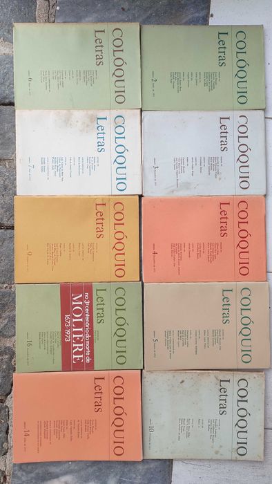 Lote 31 Revistas Colóquio de Letras - Anos 70 e 80