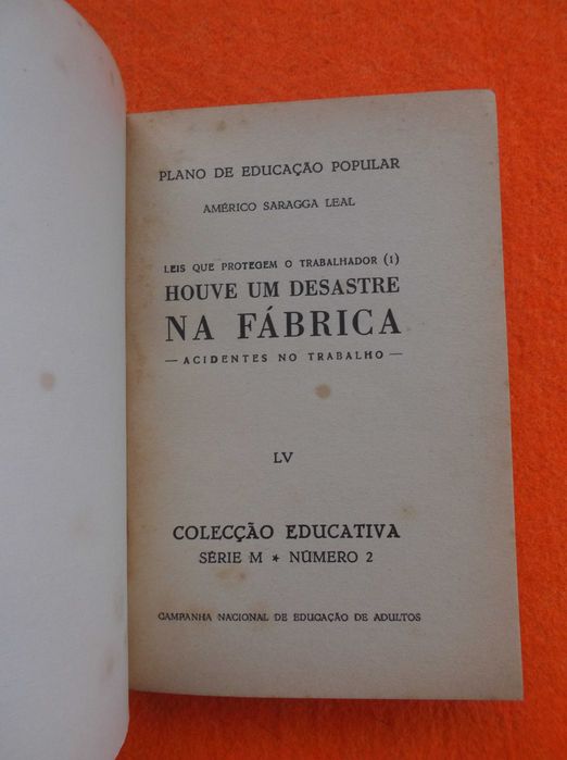 Houve um Desastre na Fábrica - Américo Saragga Leal