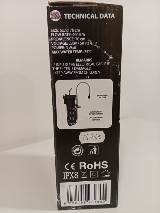 Filtro para aquário